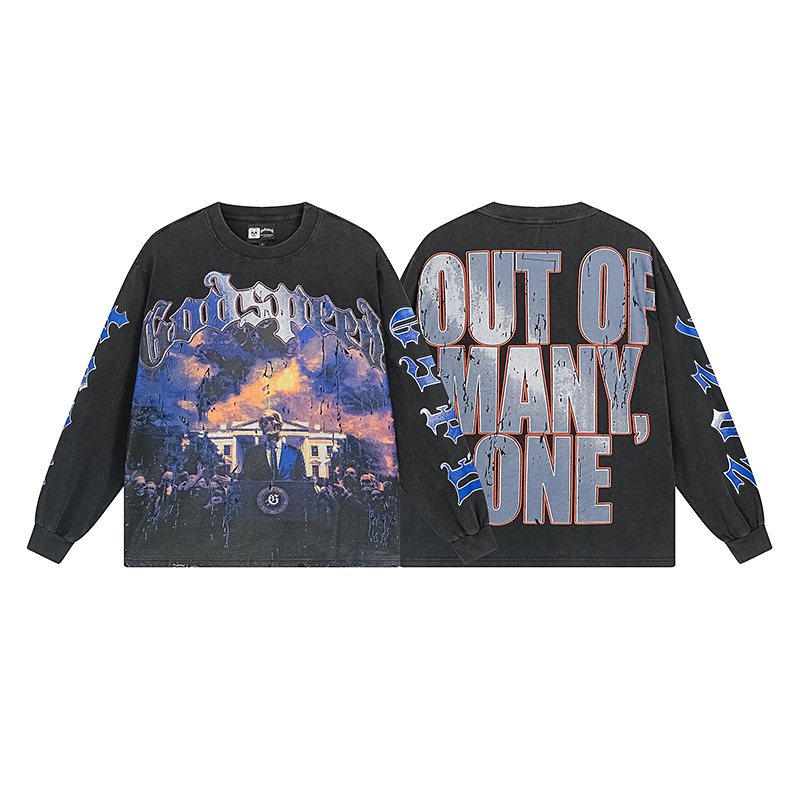 Godspeed Mansion Graphic Long-Sleeve T-Shirt ¡ª hero