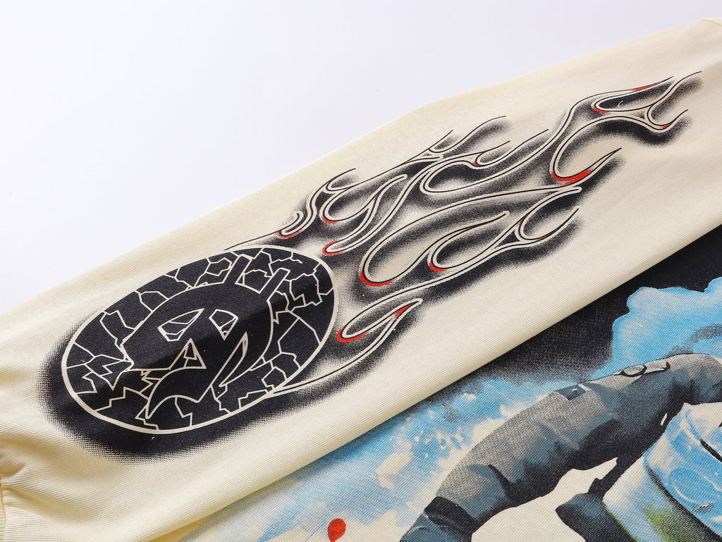 Godspeed Out of Many One Graphic Long-Sleeve T-Shirt ¡ª detail
