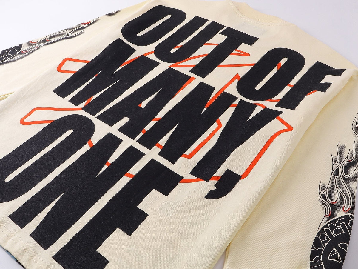 Godspeed Out of Many One Graphic Long-Sleeve T-Shirt ¡ª detail