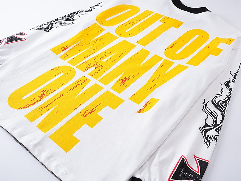Godspeed Out of Many One Graphic Long-Sleeve T-Shirt ¡ª detail