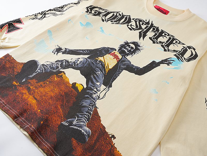 Godspeed E Pluribus Unum Graphic Long-Sleeve T-Shirt ¡ª detail