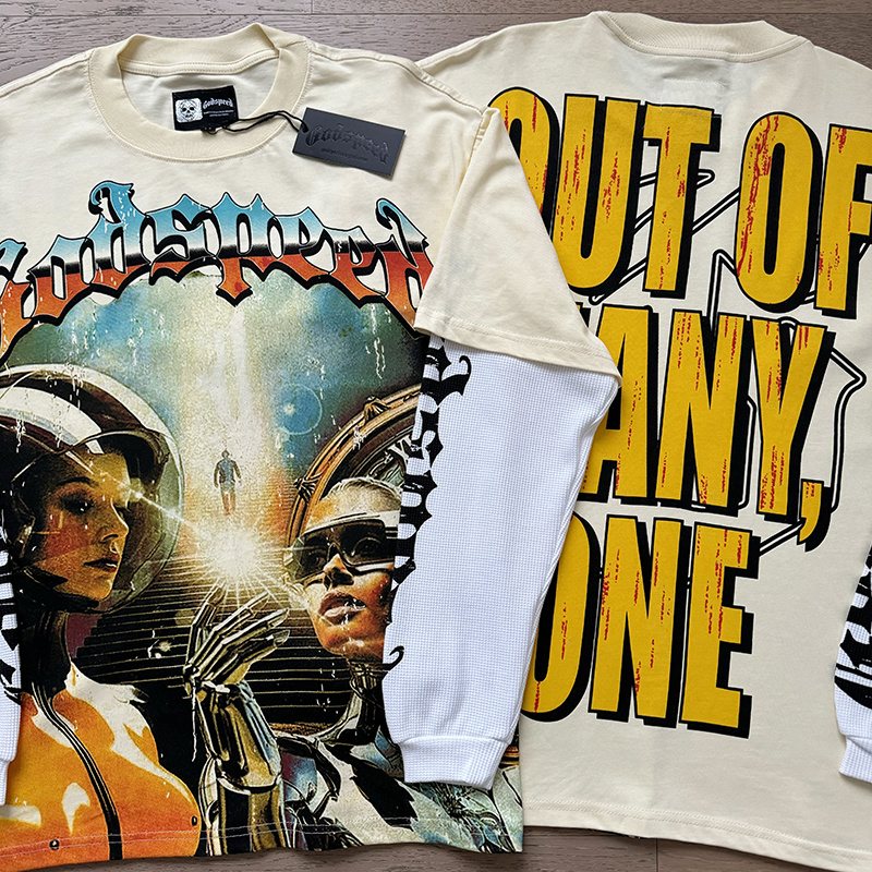 Godspeed Out of Many, One Layered-Look Long-Sleeve T-Shirt ¡ª context