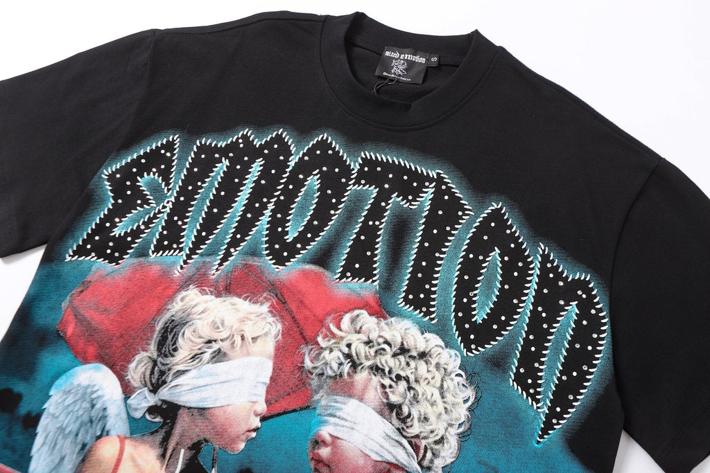 MIXED EMOTION Angel Graphic Short-Sleeve T-Shirt ¡ª detail