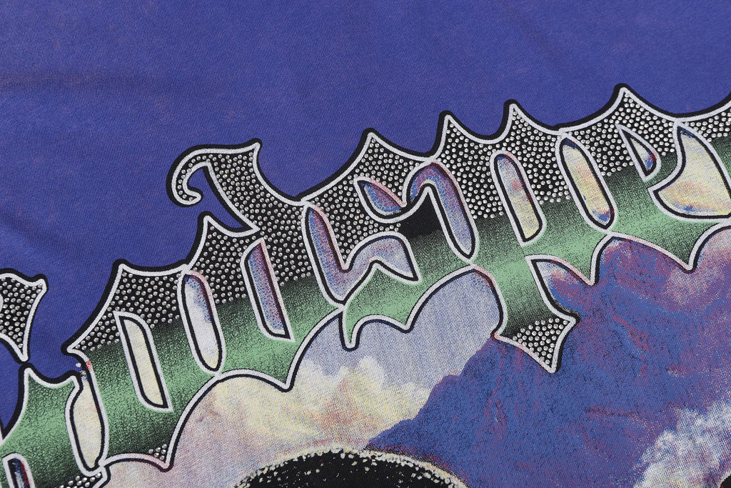 Godspeed Skeleton Landscape Graphic T-Shirt ¡ª detail