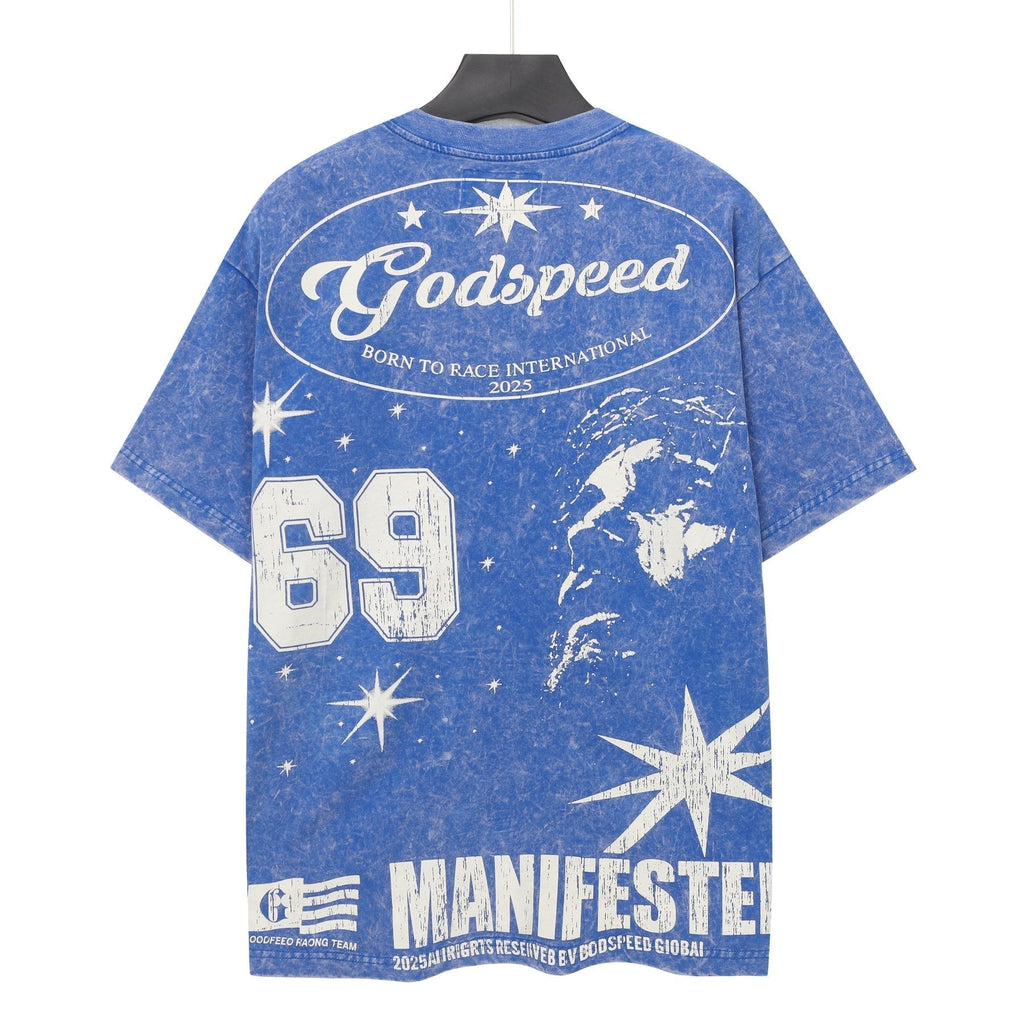 Godspeed Born to Race Graphic T-Shirt ¡ª back