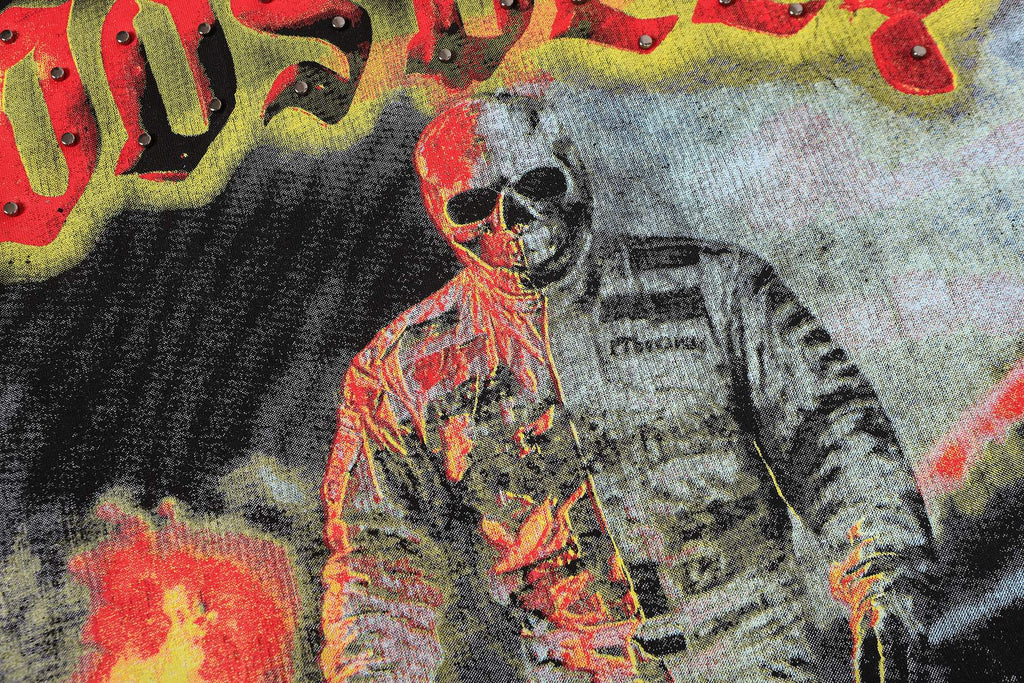 Godspeed Racing Flame Graphic T-Shirt ¡ª detail