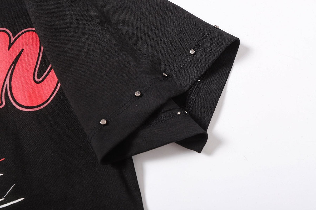 MIXED EMOTION Statue Graphic Short-Sleeve T-Shirt ¡ª detail