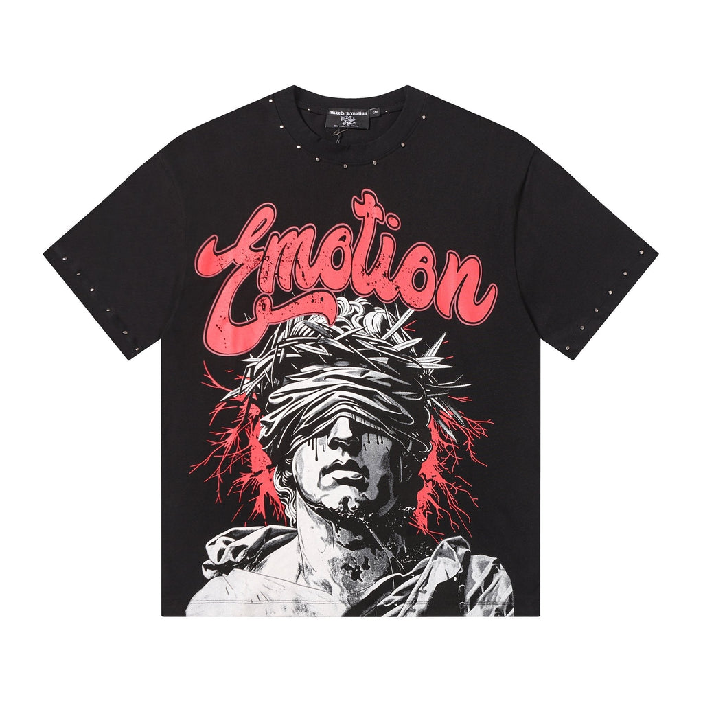 MIXED EMOTION Statue Graphic Short-Sleeve T-Shirt ¡ª hero