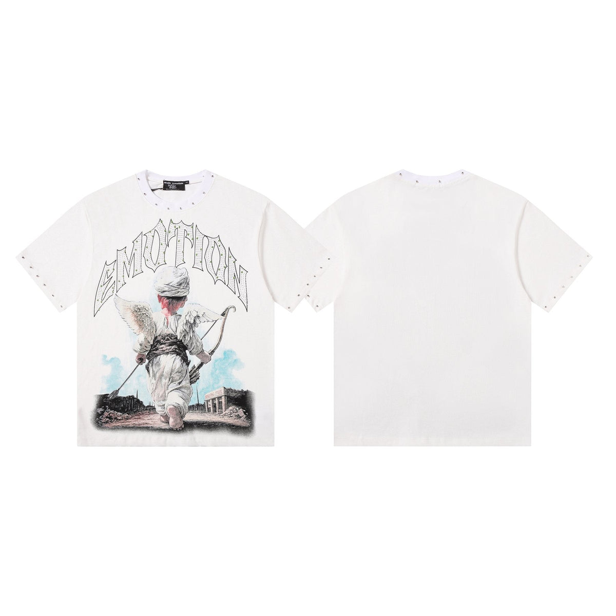 MIXED EMOTION Angel Archer Graphic T-Shirt ¡ª front