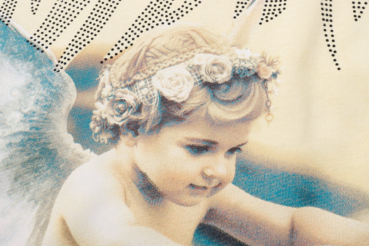 MIXED EMOTION Angel Graphic Short-Sleeve T-Shirt ¡ª detail