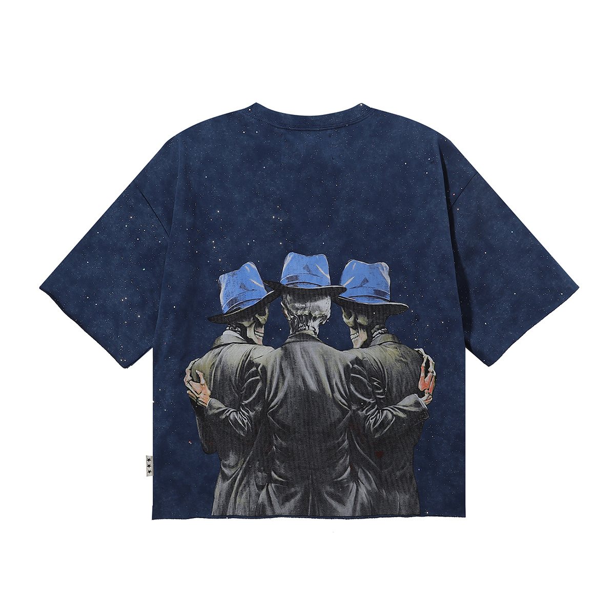 BKYS Revival Rock Skeleton Graphic Short-Sleeve T-Shirt ¡ª back
