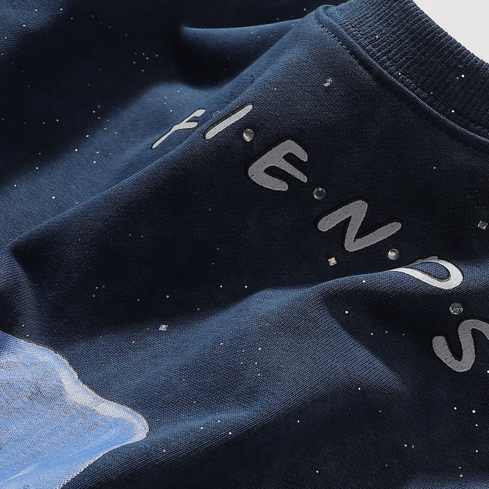 BKYS Revival Rock Skeleton Graphic Short-Sleeve T-Shirt ¡ª detail