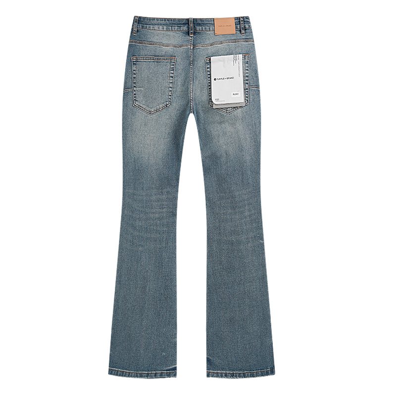Purple Brand Distressed Flared Jeans ¡ª back