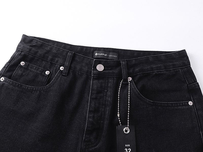 Purple Brand Paint-Splatter Distressed Jeans ¡ª detail