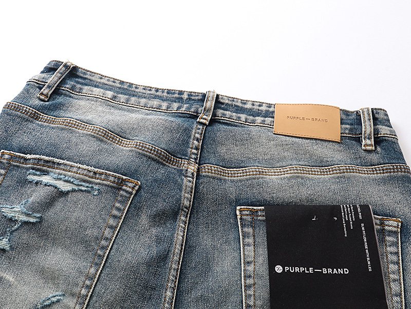 Purple Brand Distressed Flared Jeans ¡ª detail