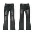 Purple Brand Black Paint-Splatter Distressed Jeans ¡ª hero