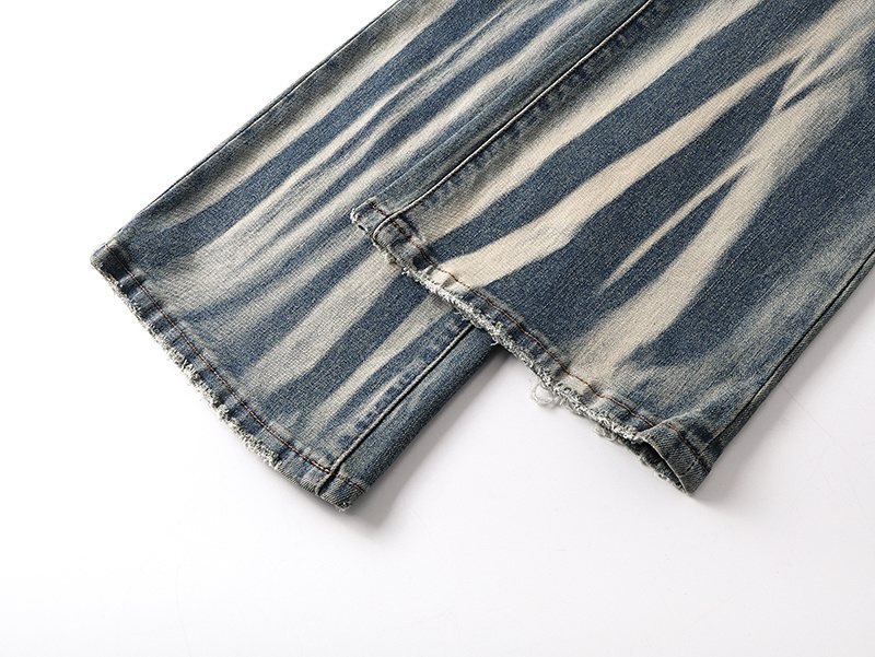 Purple Brand Blue Washed Flare Jeans ¡ª detail