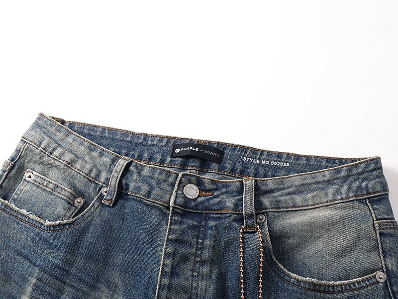 Purple Brand Blue Washed Flare Jeans ¡ª detail