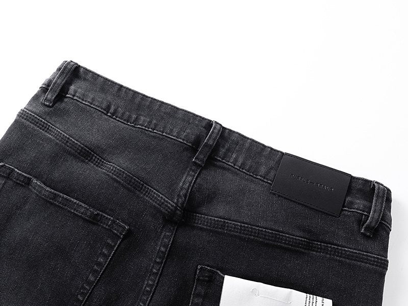 Purple Brand Rhinestone Flared Jeans ¡ª detail