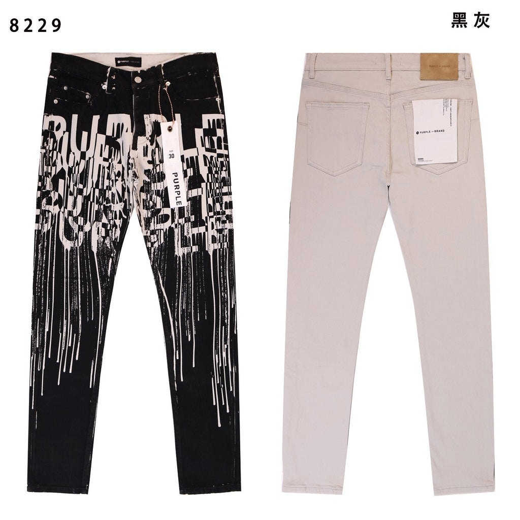 Purple Brand Distressed Graphic Jeans ¡ª hero