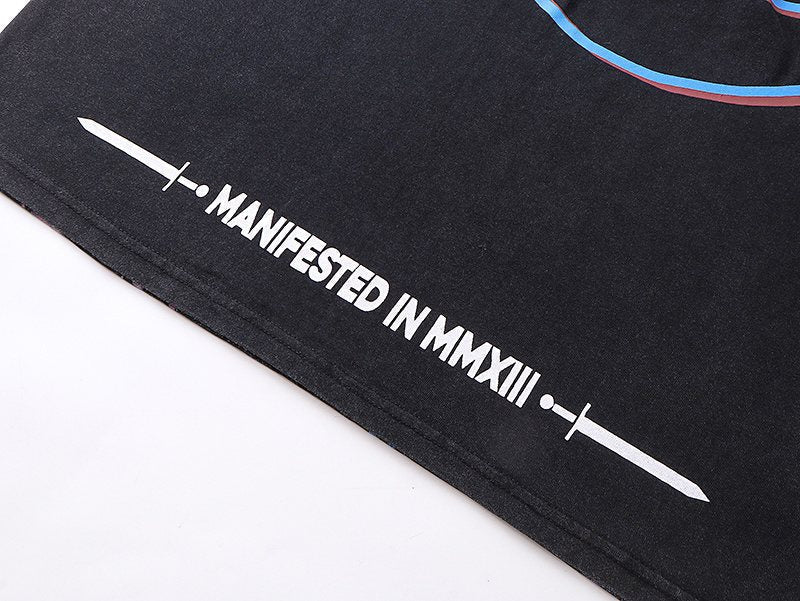 Godspeed Skeleton Crowd Graphic T-Shirt ¡ª detail