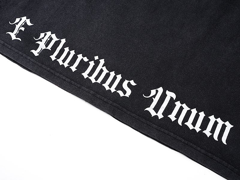Godspeed Washed Black Car & Eye Sun Graphic T-Shirt ¡ª detail