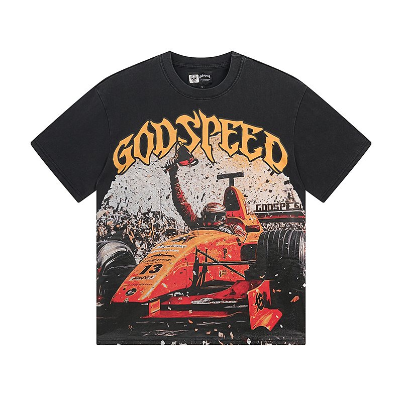Godspeed Race Car Graphic Short-Sleeve T-Shirt ¡ª hero