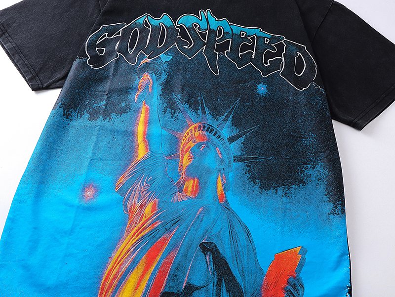 Godspeed Statue Graphic Washed T-Shirt ¡ª detail