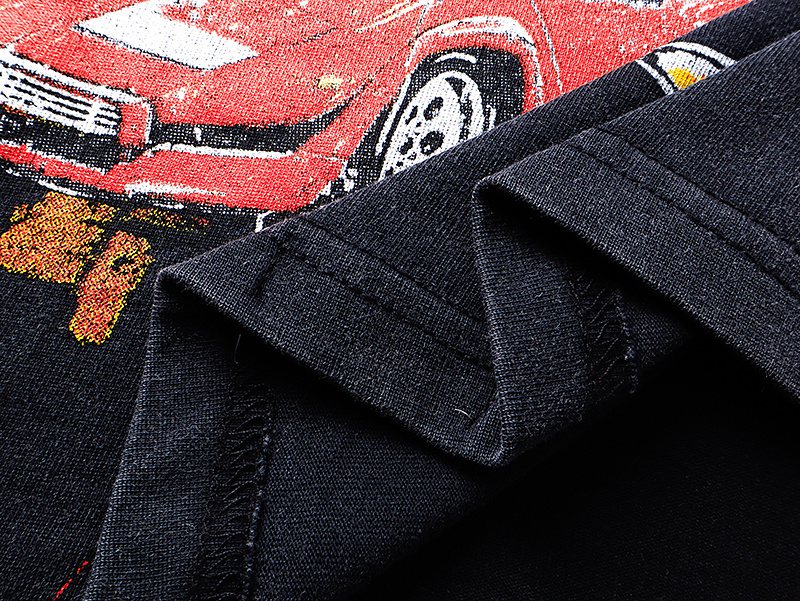 Godspeed Skull Car Graphic T-Shirt ¡ª detail
