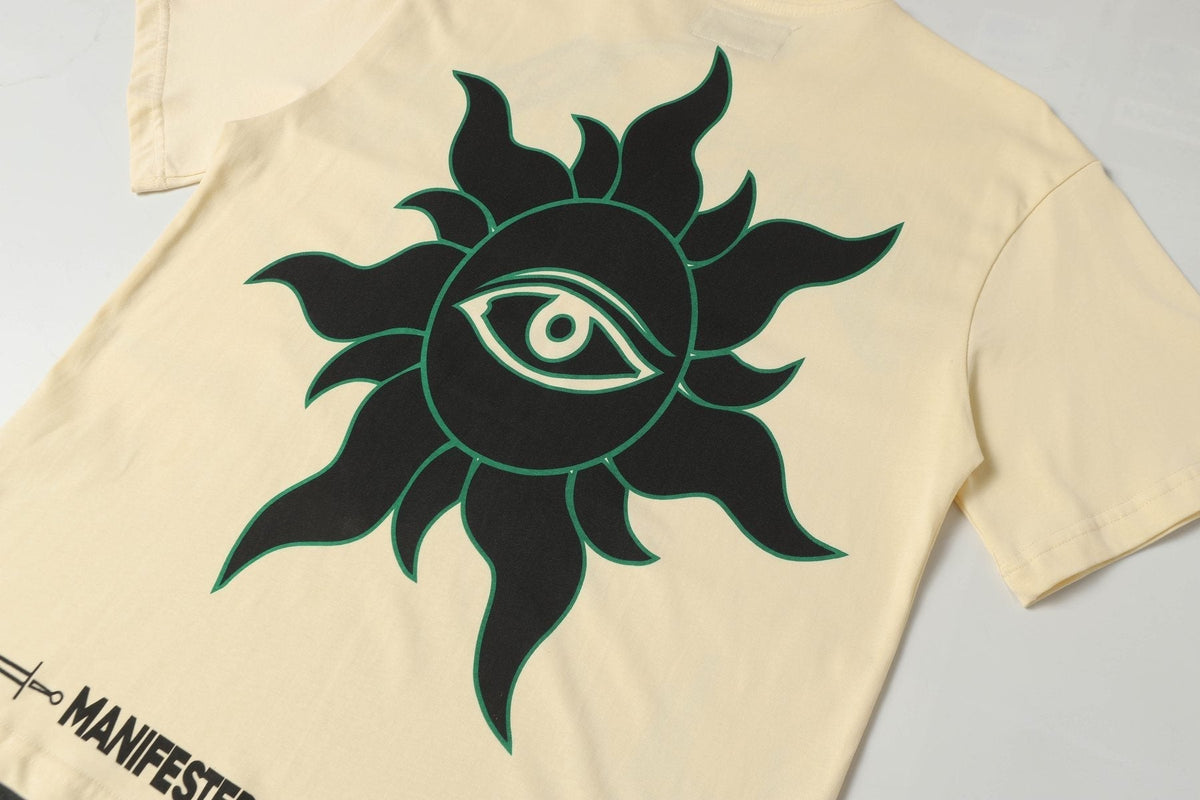 Godspeed Statue of Liberty Sun Eye Short-Sleeve T-Shirt ¡ª detail