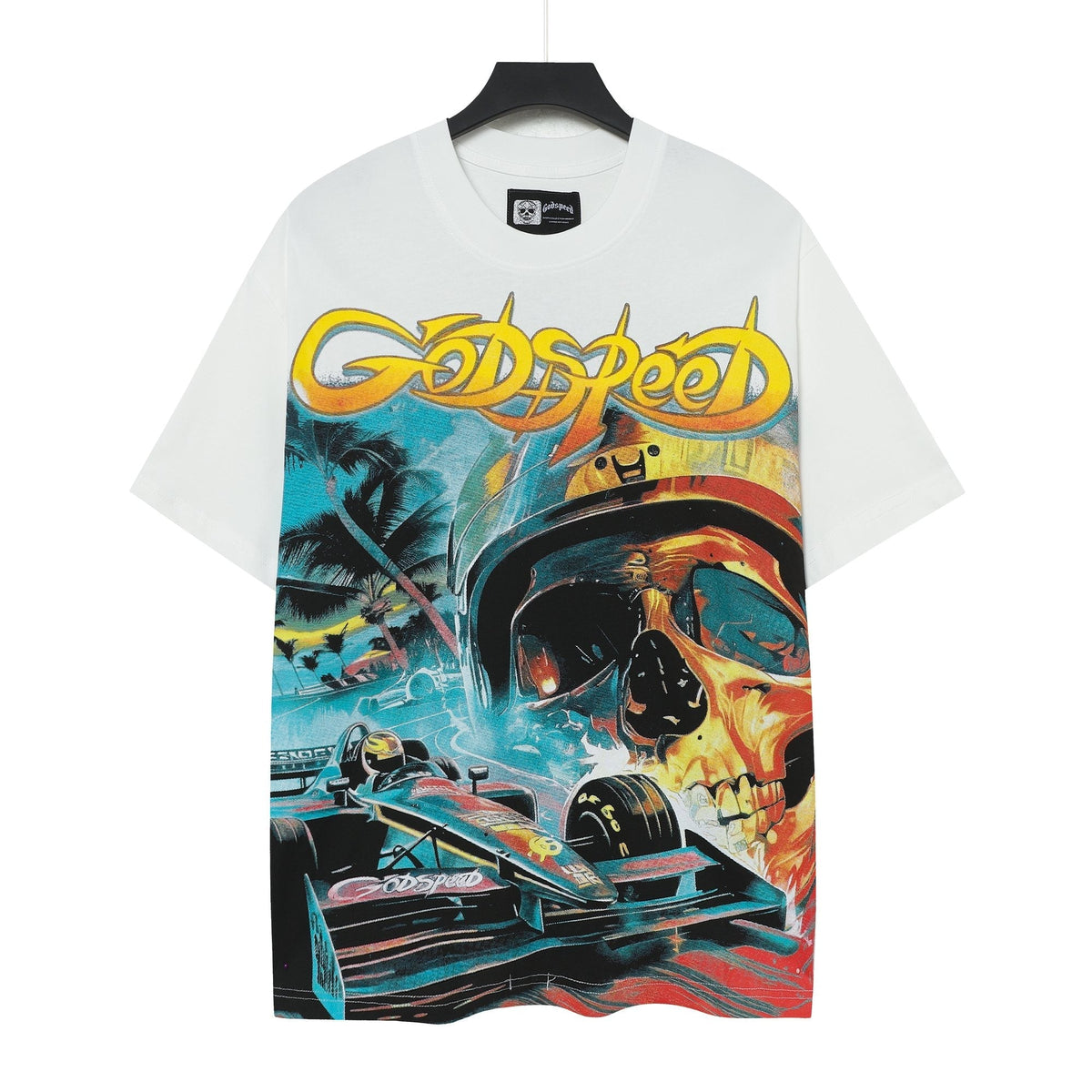 Godspeed Racing Skull Graphic Short-Sleeve T-Shirt ¡ª hero