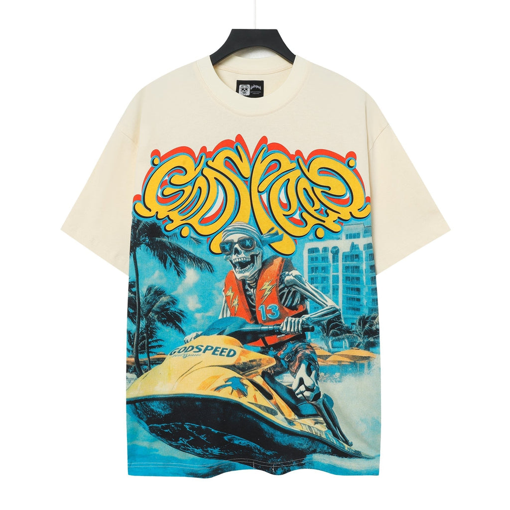 Godspeed Watersports Skeleton Graphic T-Shirt ¡ª hero