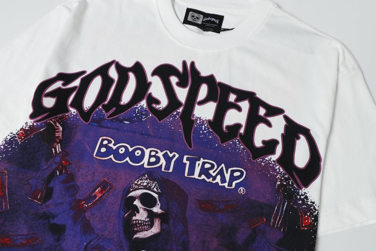 Godspeed Booby Trap Graphic T-Shirt ¡ª detail