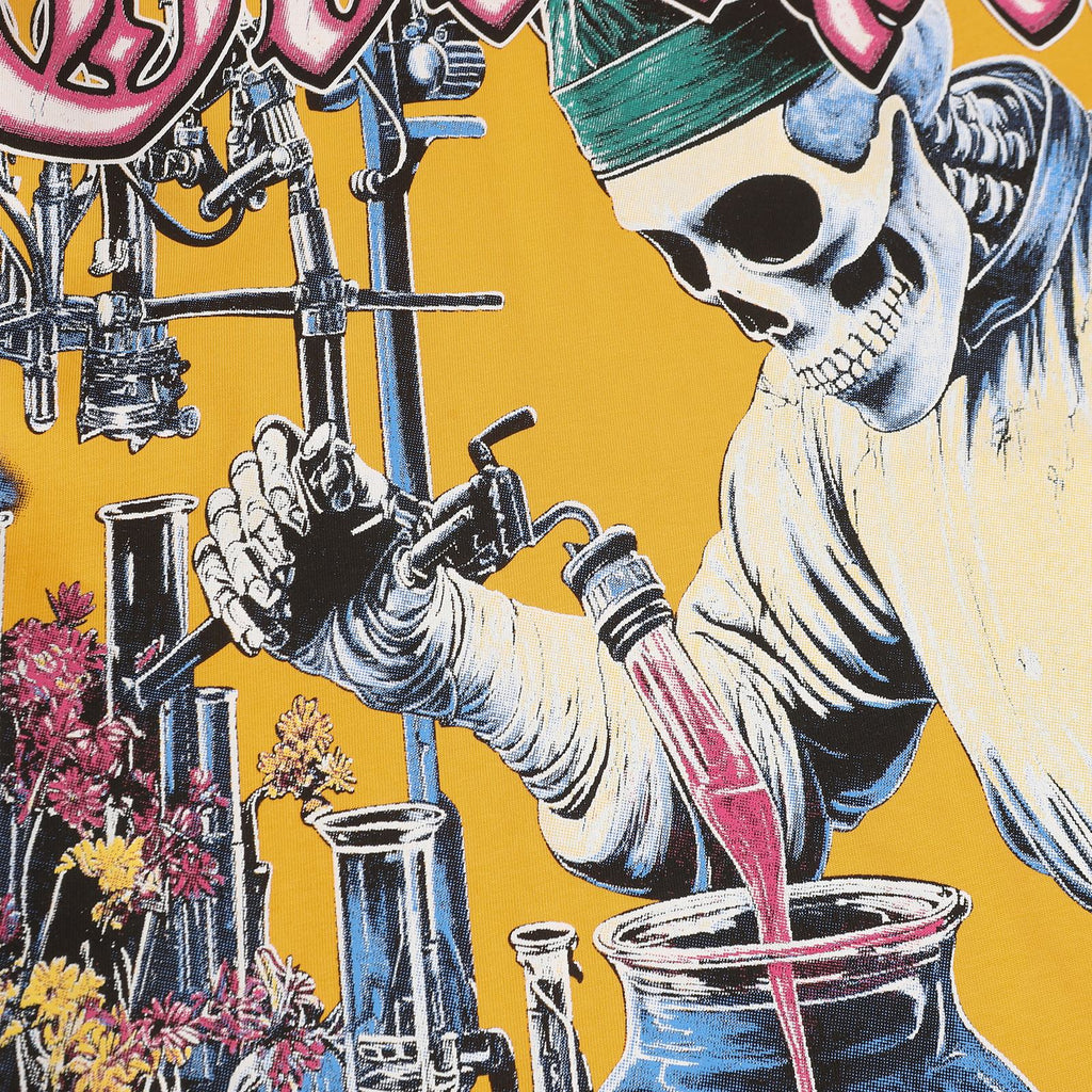 Godspeed Brain Wash Yellow Graphic T-Shirt ¡ª detail