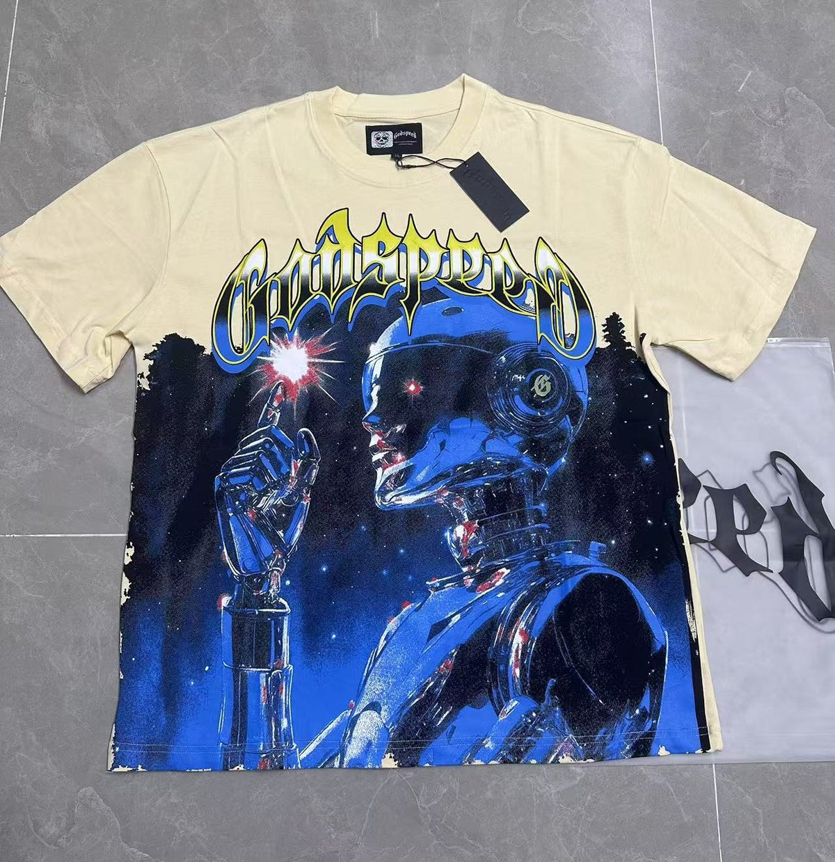 Godspeed Robot Graphic T-Shirt ¡ª front