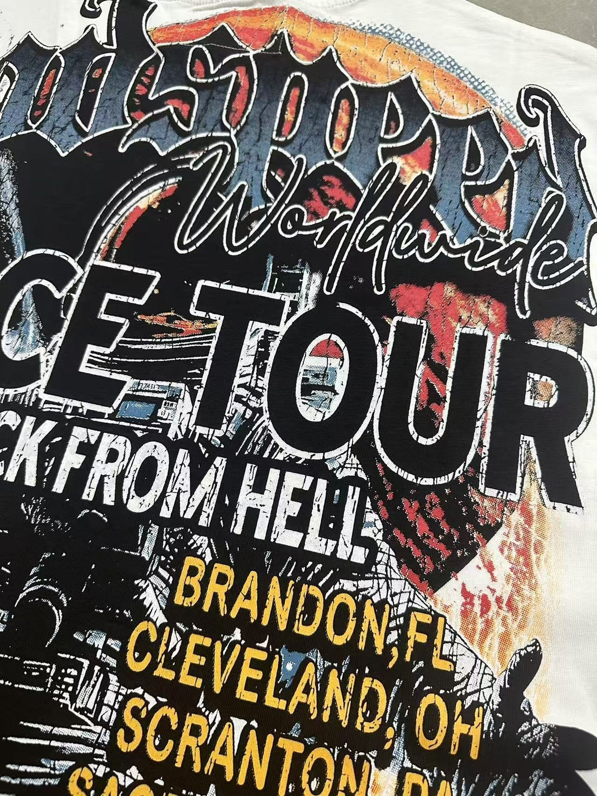 Godspeed Space Tour Astronaut Graphic T-Shirt ¡ª detail