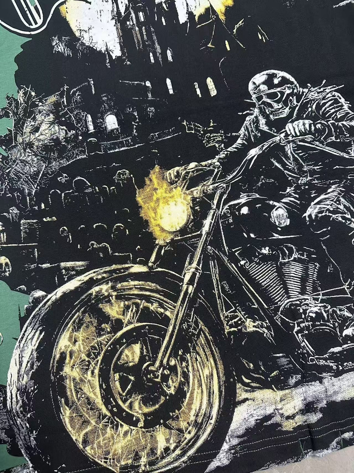 Godspeed Motorcycle Graphic T-Shirt ¡ª detail
