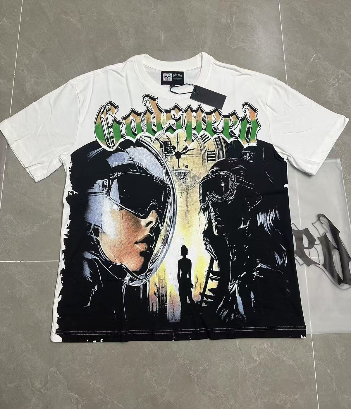 Godspeed Fortis Fortuna Graphic T-Shirt ¡ª front