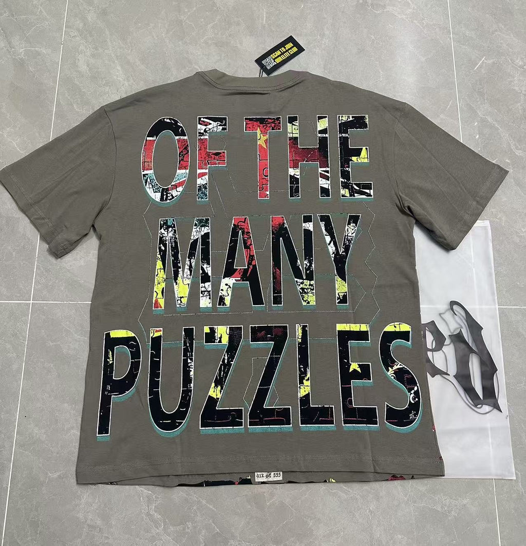 Godspeed Skull Puzzle Graphic Short-Sleeve T-Shirt ¡ª context
