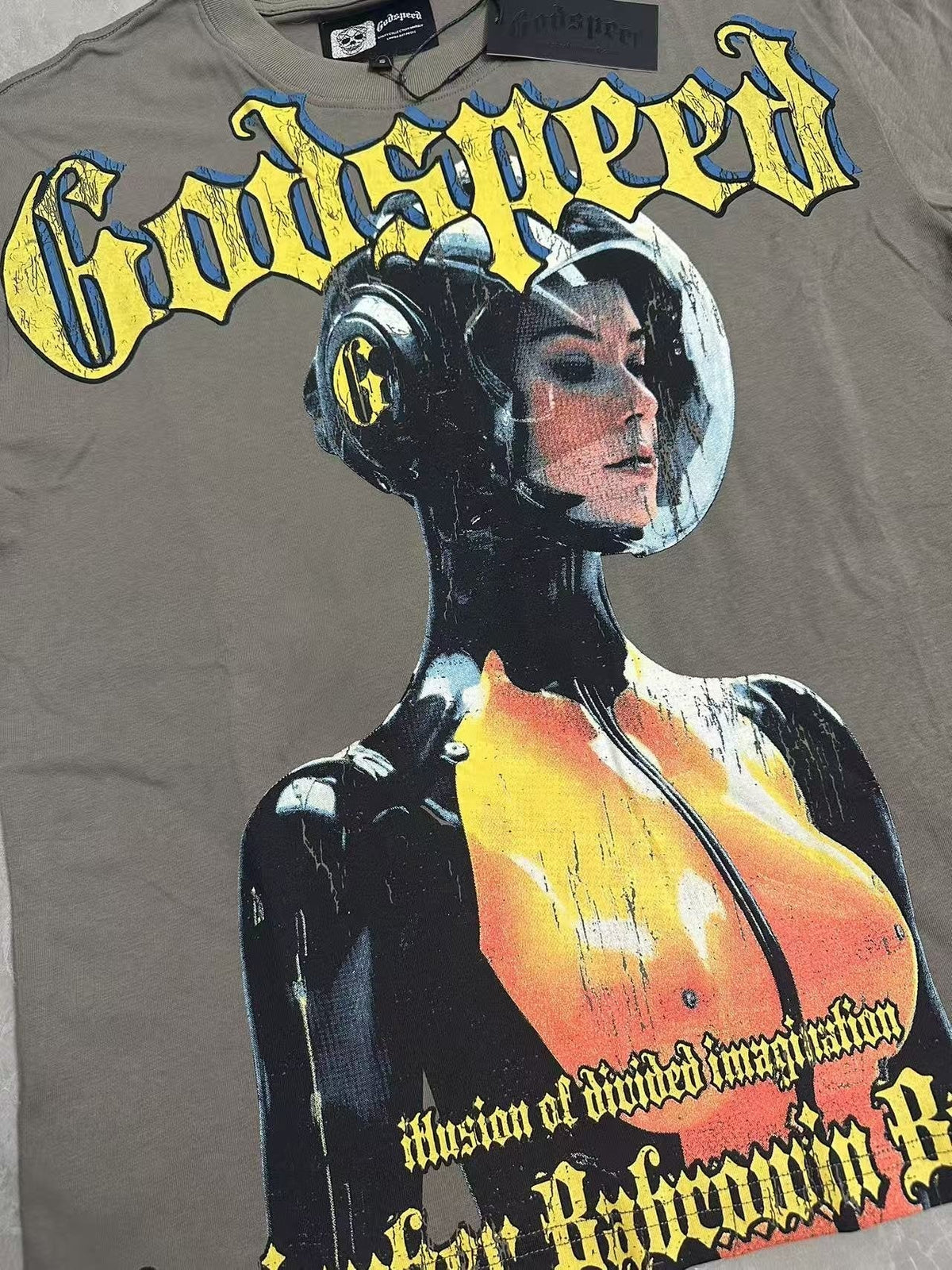 Godspeed Illusion Graphic Short-Sleeve T-Shirt ¡ª detail