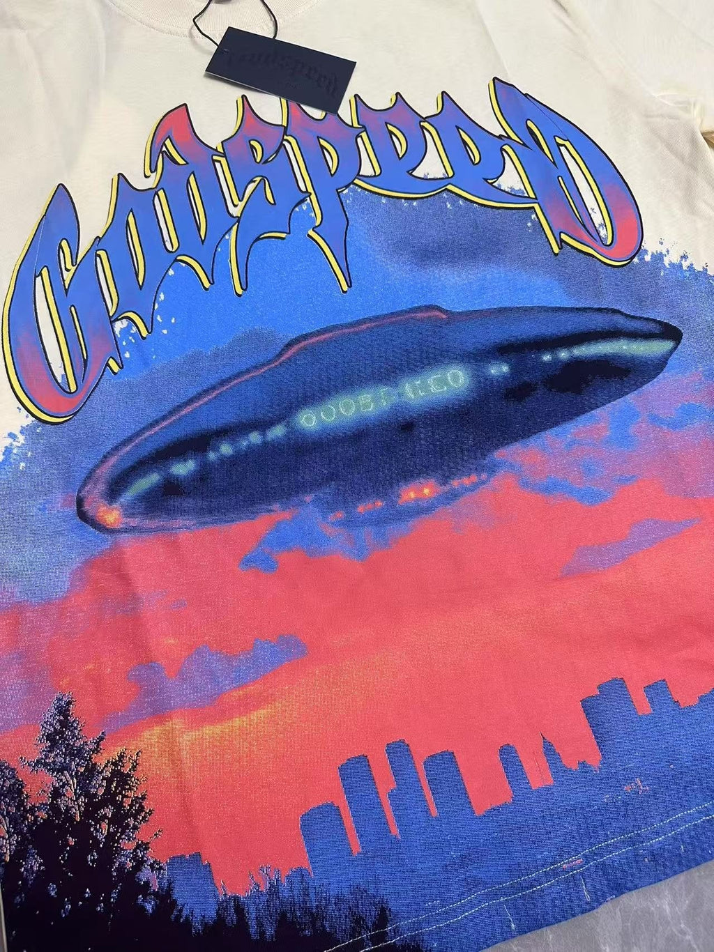 Godspeed UFO Sun-Eye Graphic T-Shirt ¡ª detail
