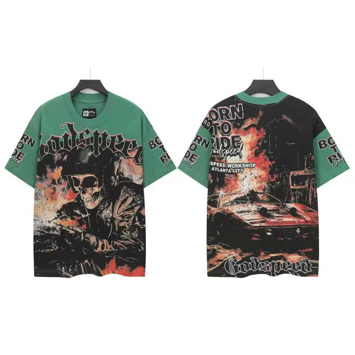 Godspeed Born to Ride Graphic T-Shirt ¡ª hero