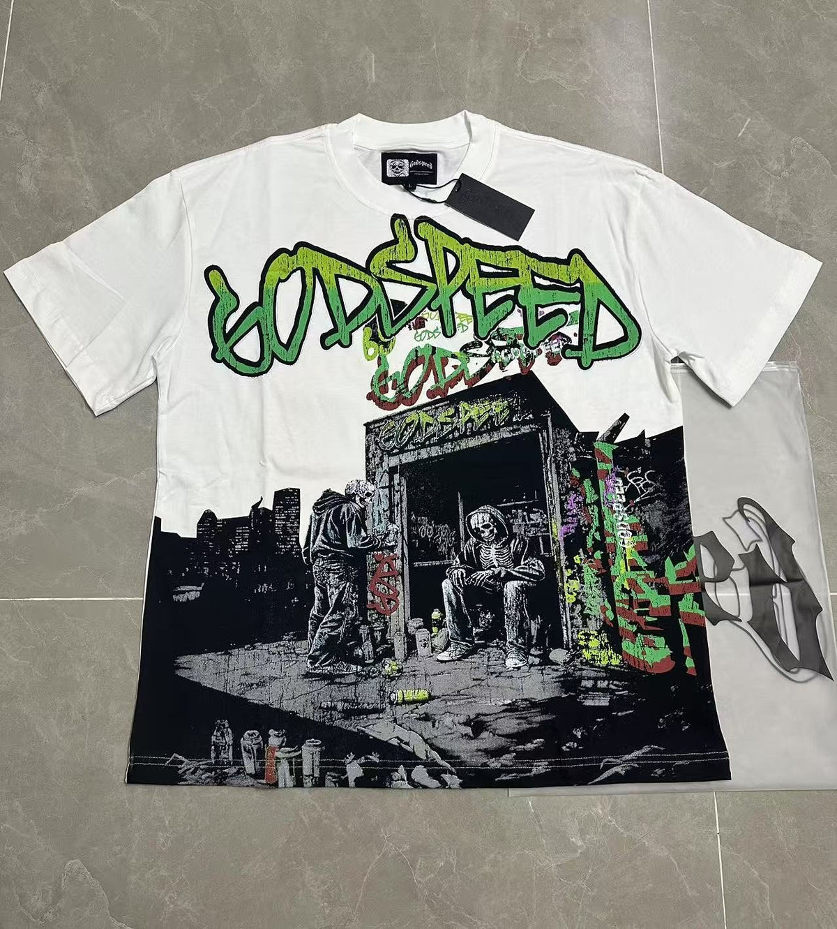 Godspeed Rock Graphic Short-Sleeve T-Shirt ¡ª front