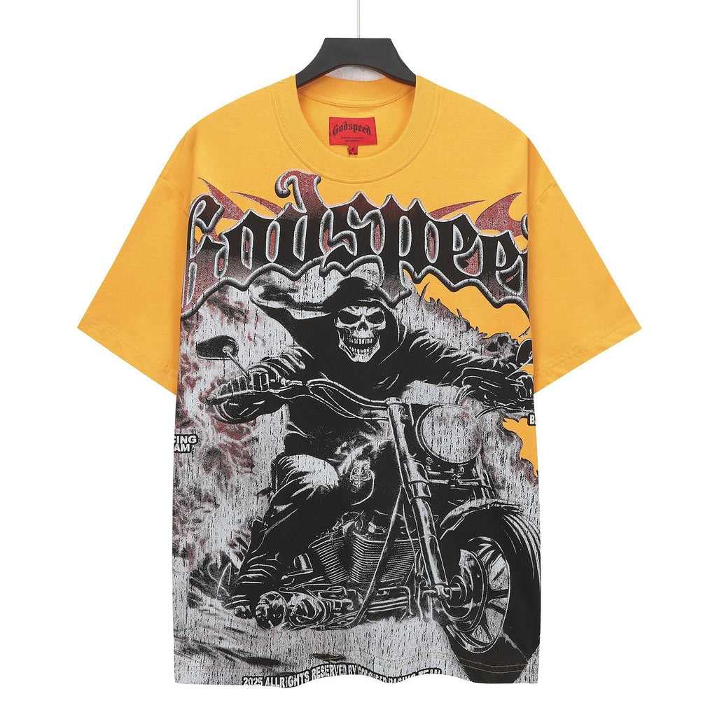 Godspeed Motorcycle Graphic T-Shirt ¡ª front