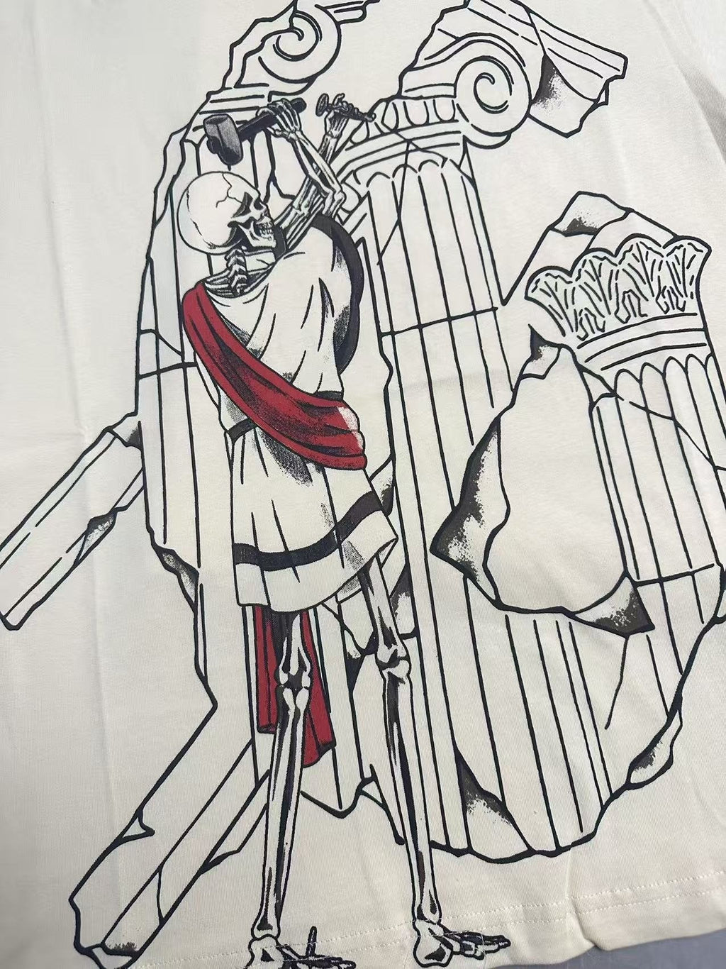 Godspeed Line-Art Graphic T-Shirt ¡ª detail