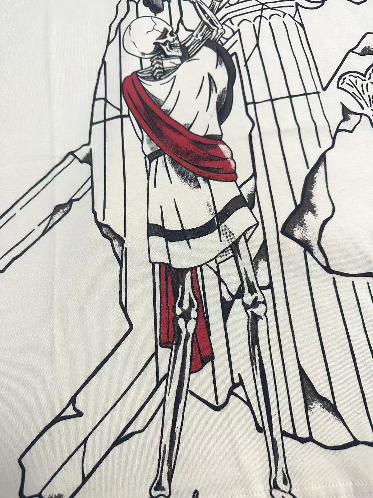 Godspeed Line-Art Graphic T-Shirt ¡ª detail