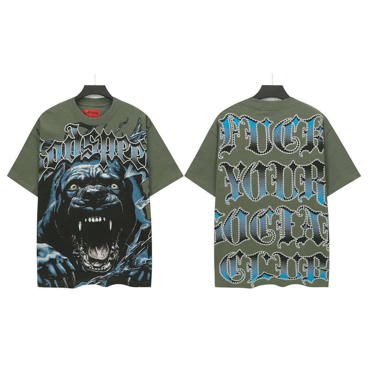 Godspeed Panther & Puck Your Society Graphic T-Shirt ¡ª hero