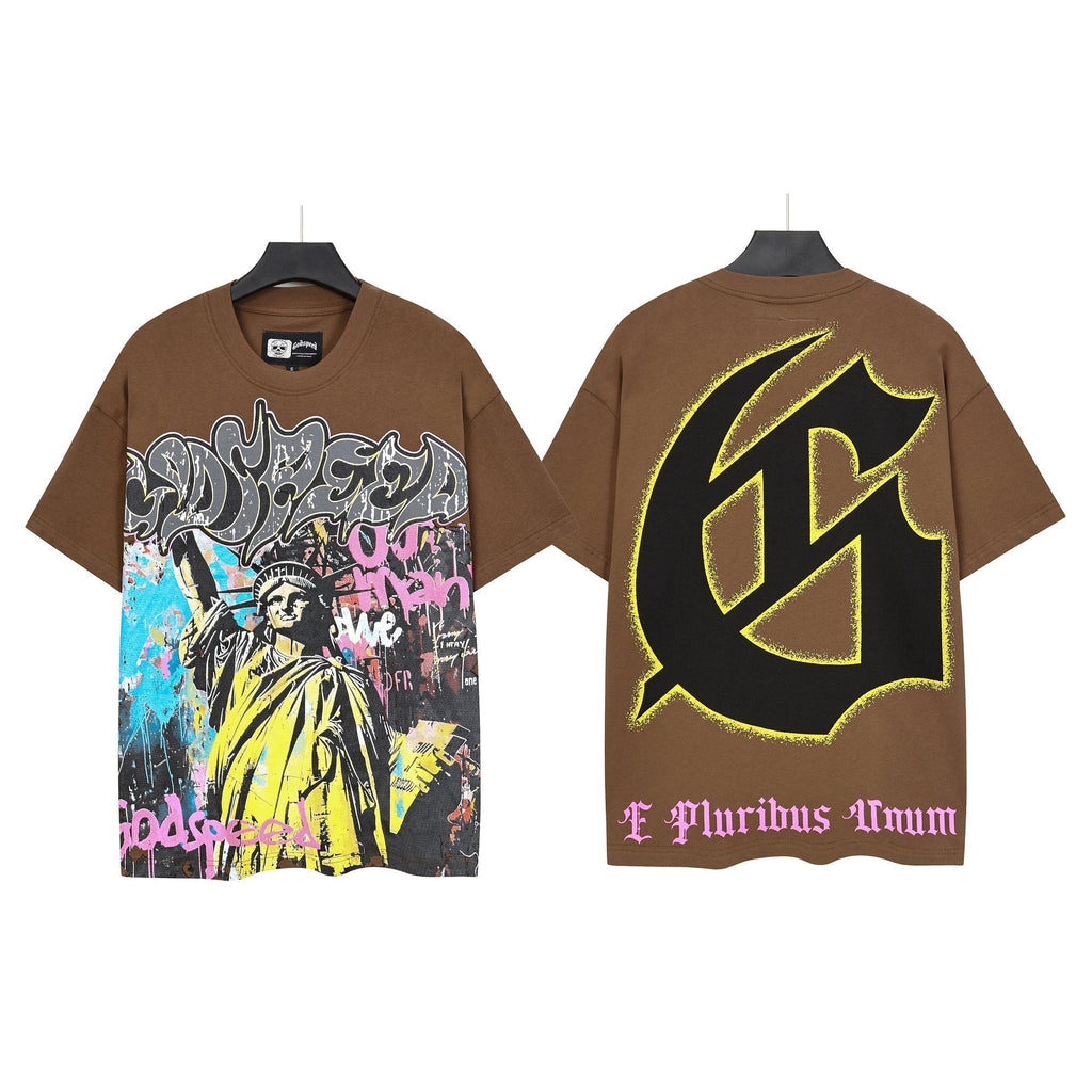 Godspeed Statue of Liberty Graphic T-Shirt ¡ª hero