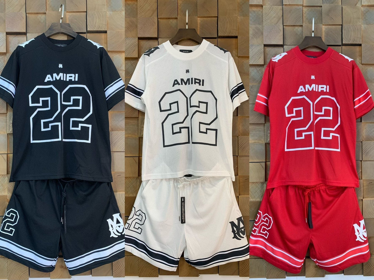 AMIRI 22 Number Jersey Short-Sleeve Set ¡ª comparison