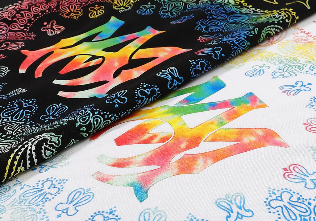 AMIRI Rainbow Bandana Back Graphic T-Shirt ¡ª detail